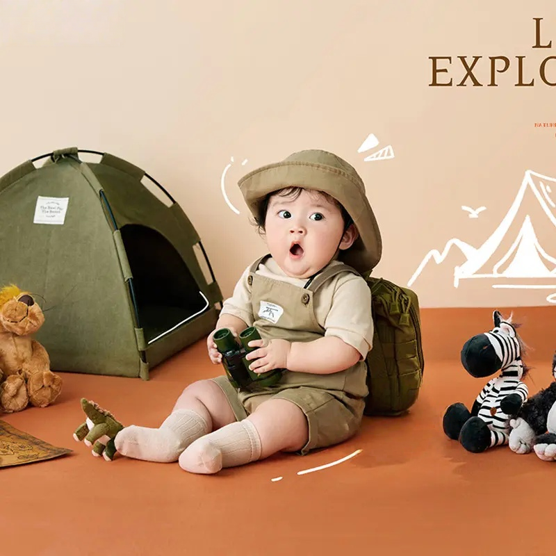 Camping Theme Set - Newborn Photography Props - Image 5